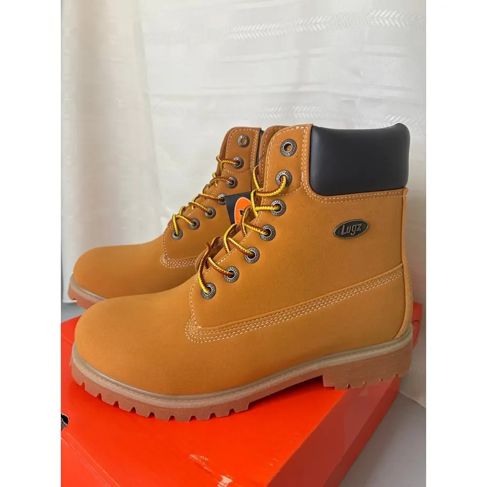 Lugz Convoy WR Men's Water Resistant Work Boots Golden Wheat Size 8W New